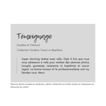 Témoignage client