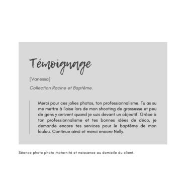 Témoignage client
