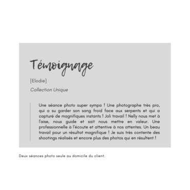 Témoignage client