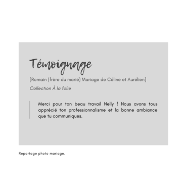 Témoignage client