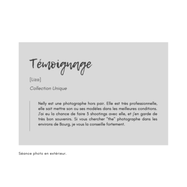 Témoignage client