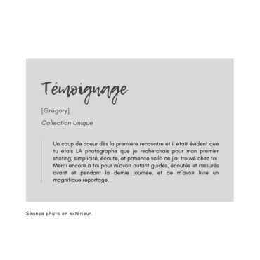 Témoignage client