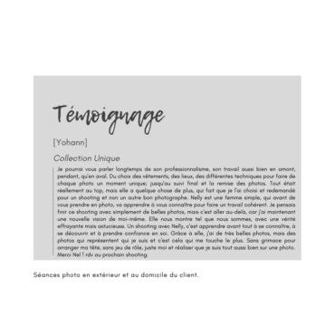 Témoignage client