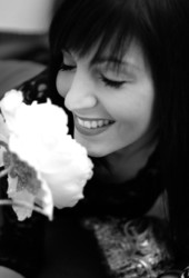 Portrait femme fleur